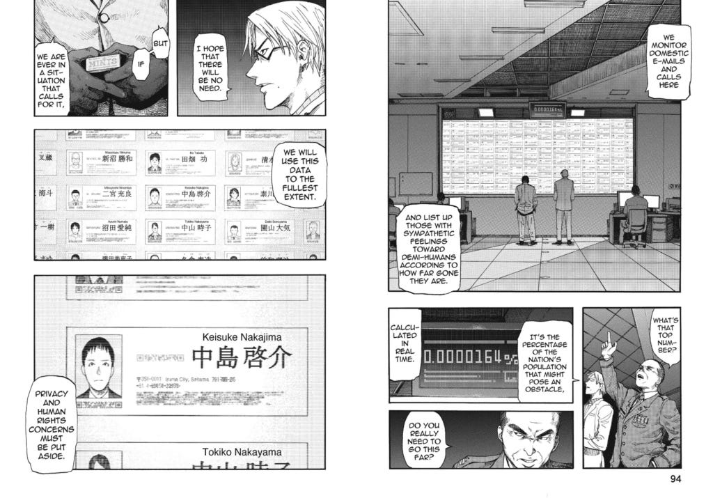 Ajin Demi Human Manga Volume 1 & 2 Gamon Sakurai English Lot of 2