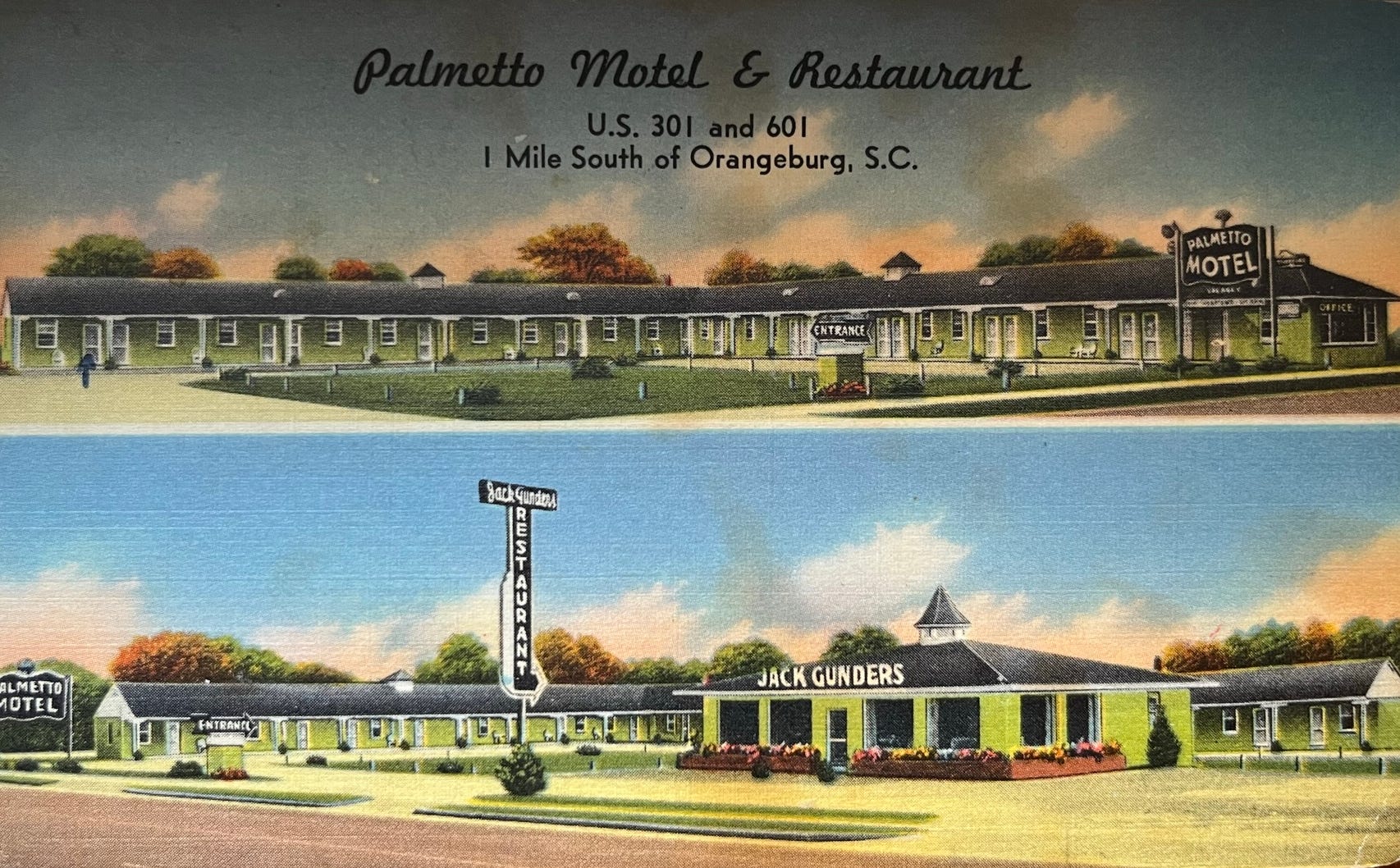 Postcard Chastain's Restaurant, Orlando, Florida