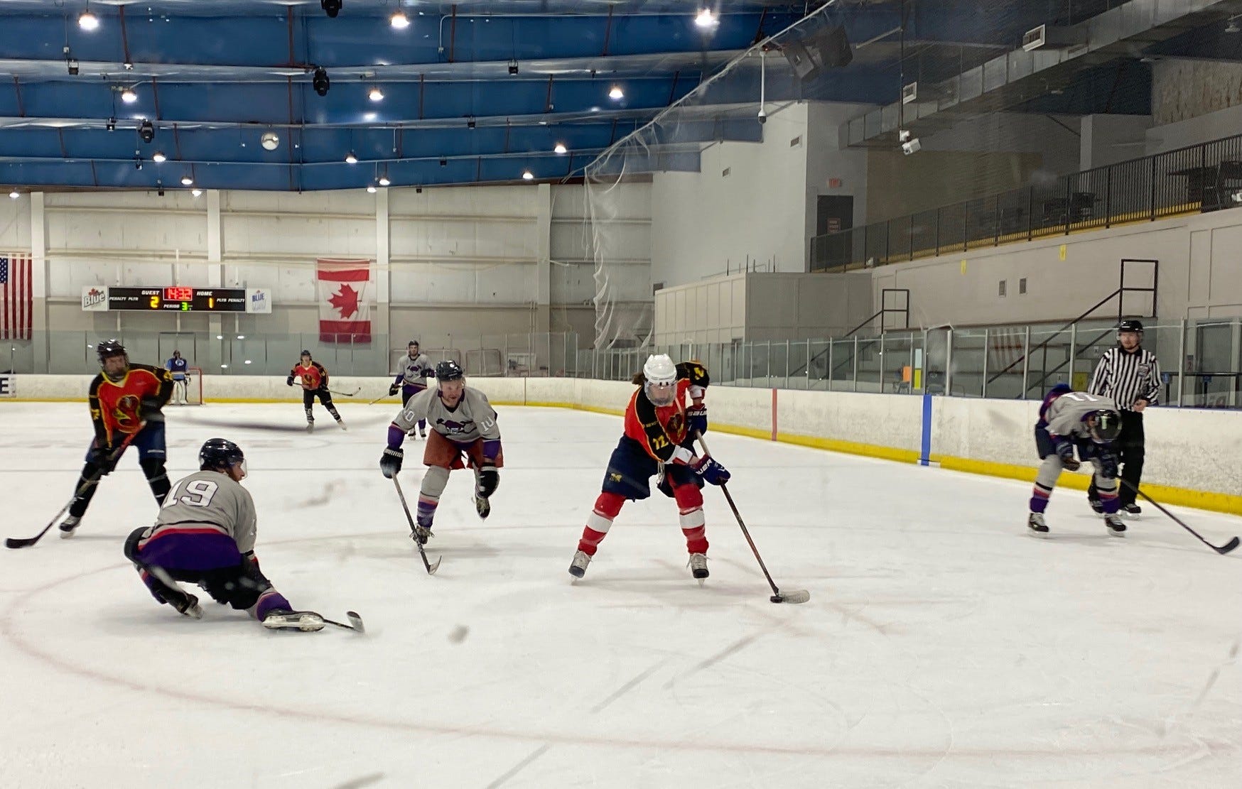 What the puck!? Theres midnight hockey in Pineville