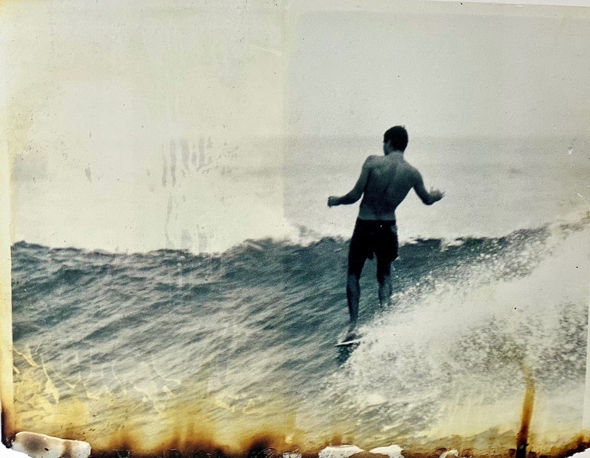 Vintage Photo of Surfer Andy Irons Surfing in the Pipeline Masters Surf  Contest in Hawaii. Digital Download, Printable Photo Art