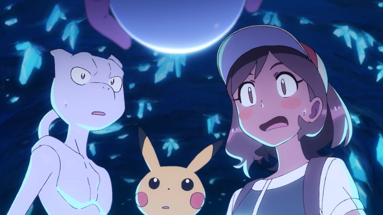 Pokémon: Mewtwo Strikes Back Evolution - Mewtwo captures the