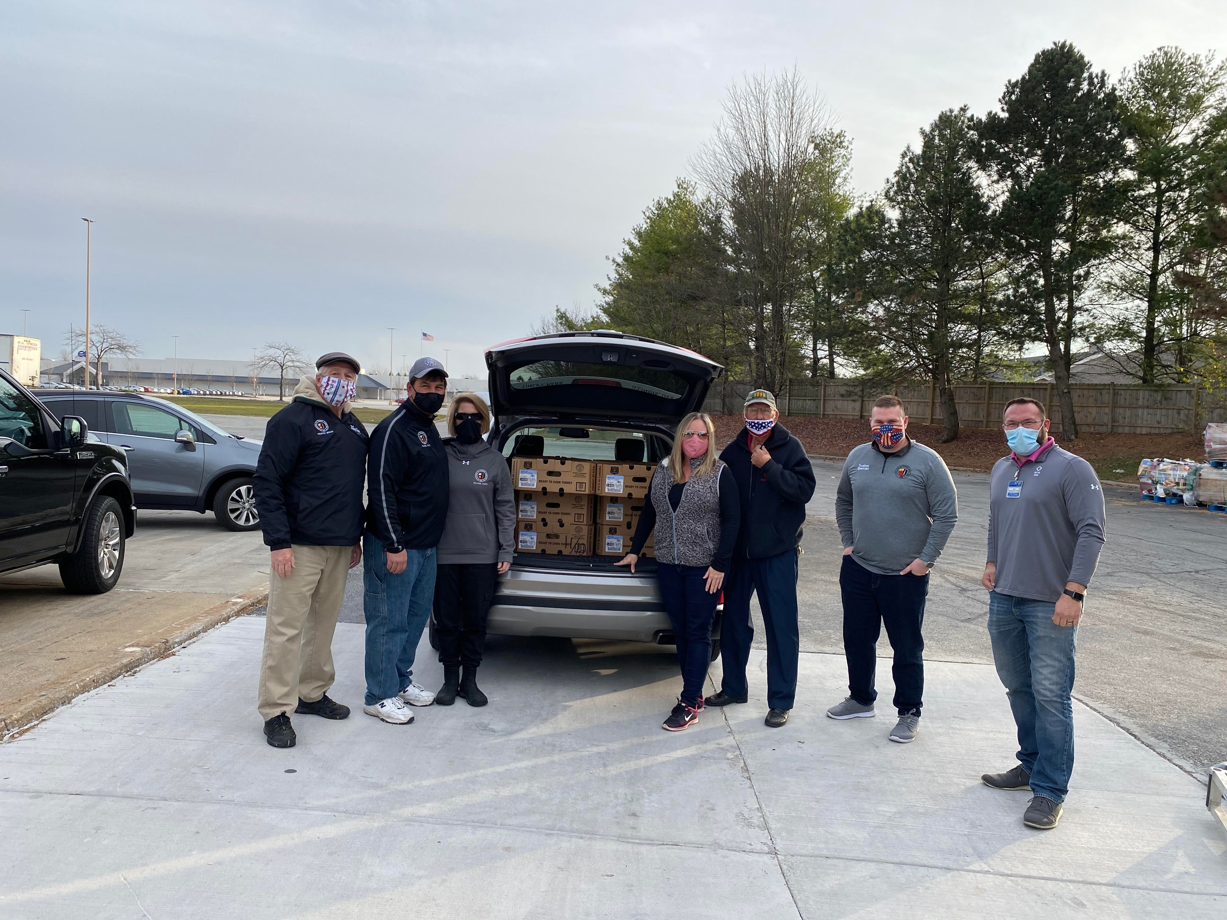 One Tinley Park, Sam's Club and community volunteers partner to deliver 40  donated turkeys to veterans
