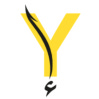 Yellow bird speaking logo