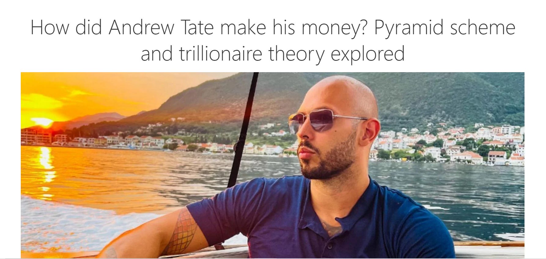 Is Andrew Tate's Hustlers University a Pyramid Scheme?