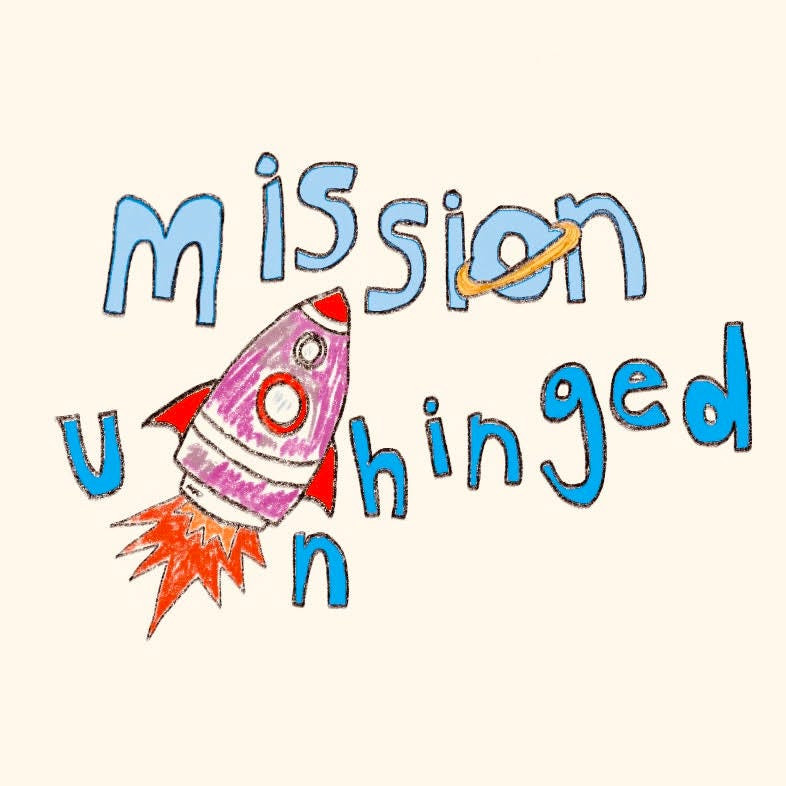 Artwork for mission unhinged 