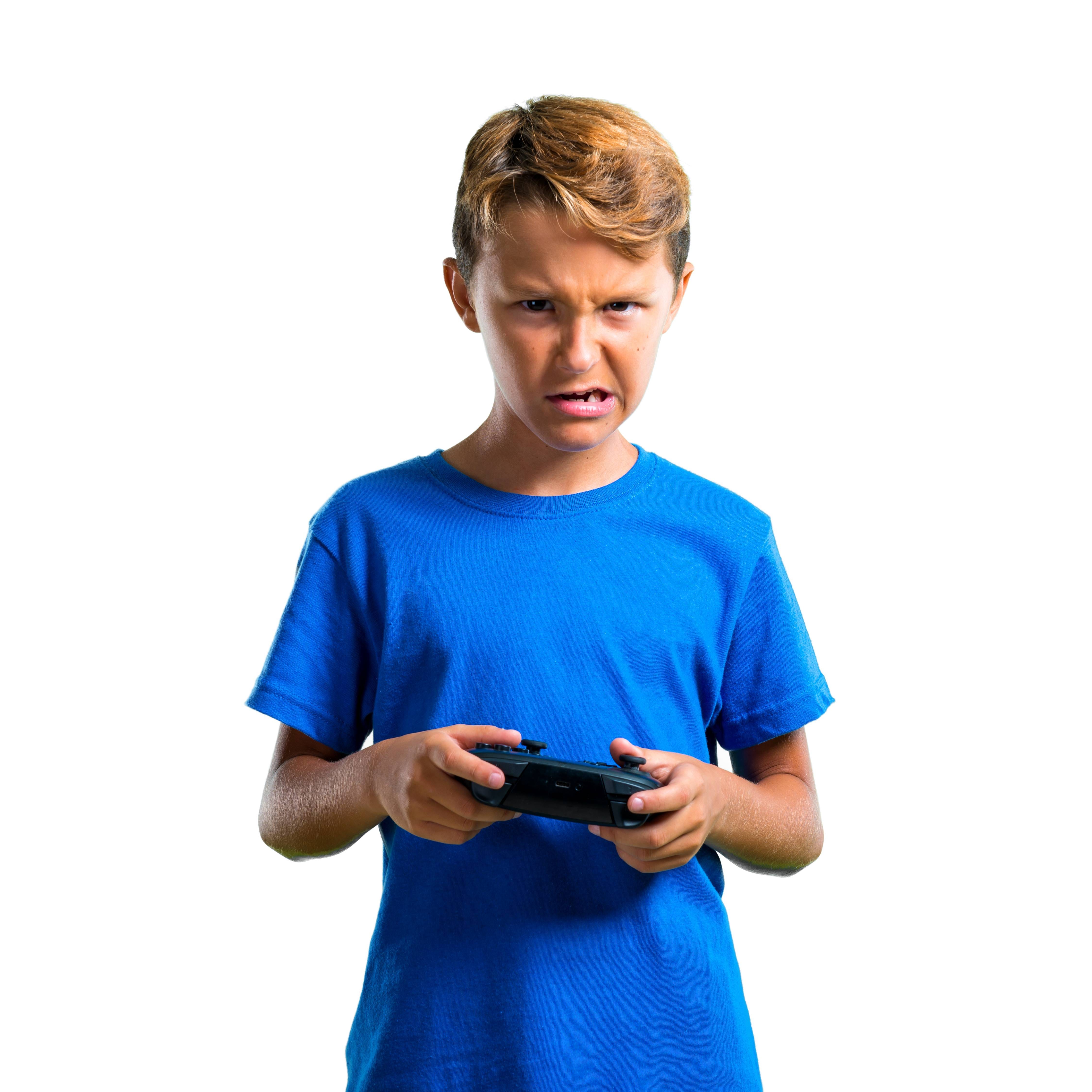 Video Games Work Hard Play Harder Gamer Kids T-Shirt