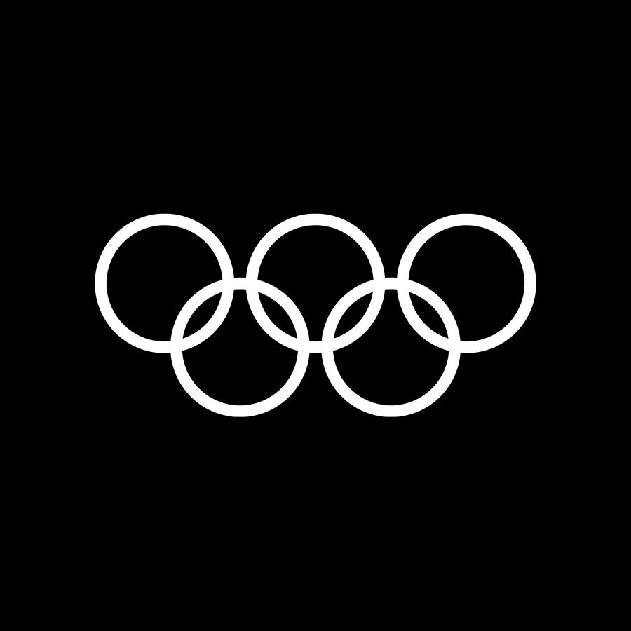 Pierre de Coubertin quote: The Olympic flag [] has a white background, with  five...