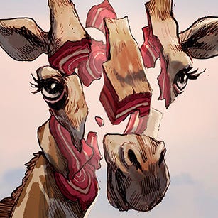 Artwork for Exploding Giraffe