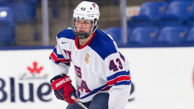 Michigan recruit Luke Hughes becomes third brother selected in first round  of NHL draft 