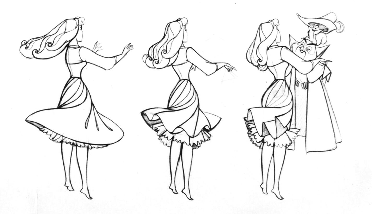 How to Draw Aurora from Sleeping Beauty - Really Easy Drawing Tutorial