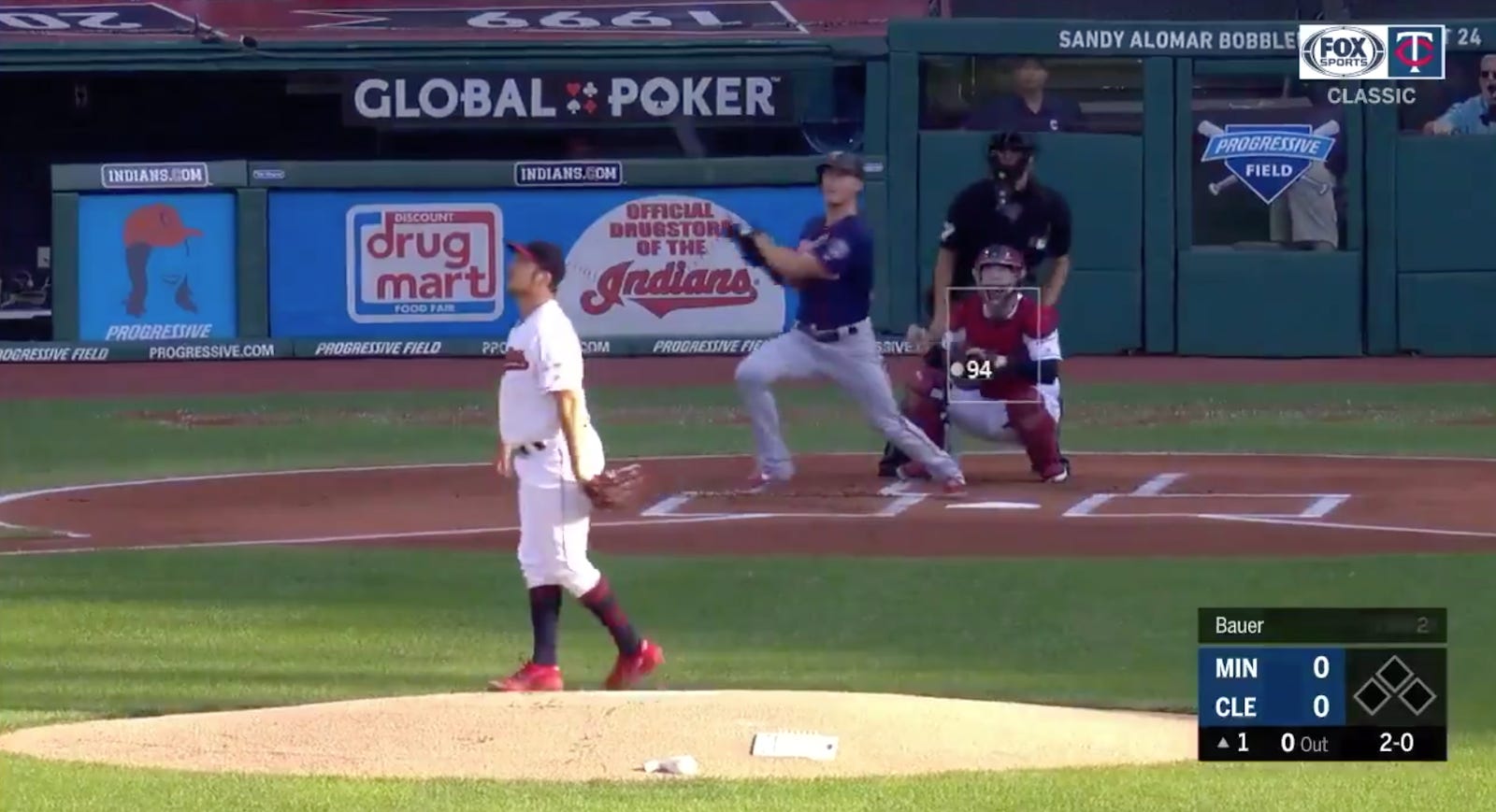 Watch: Byron Buxton crushes moonshot in first AB of 2nd half