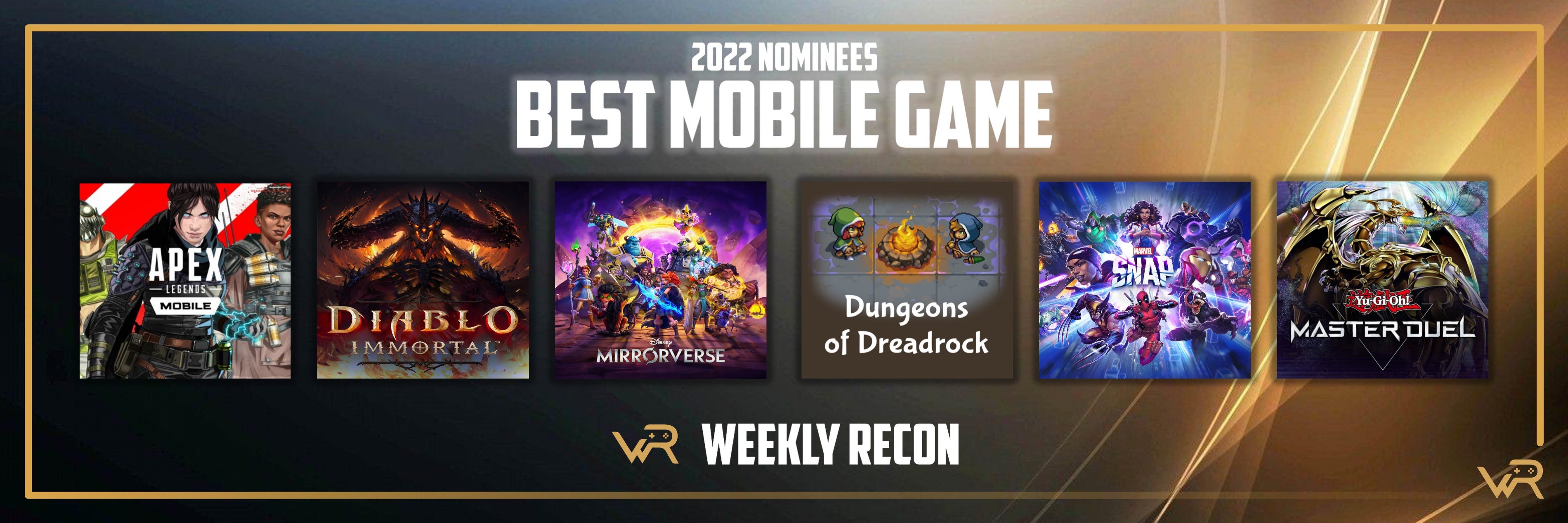 Best Mobile Game, Nominees