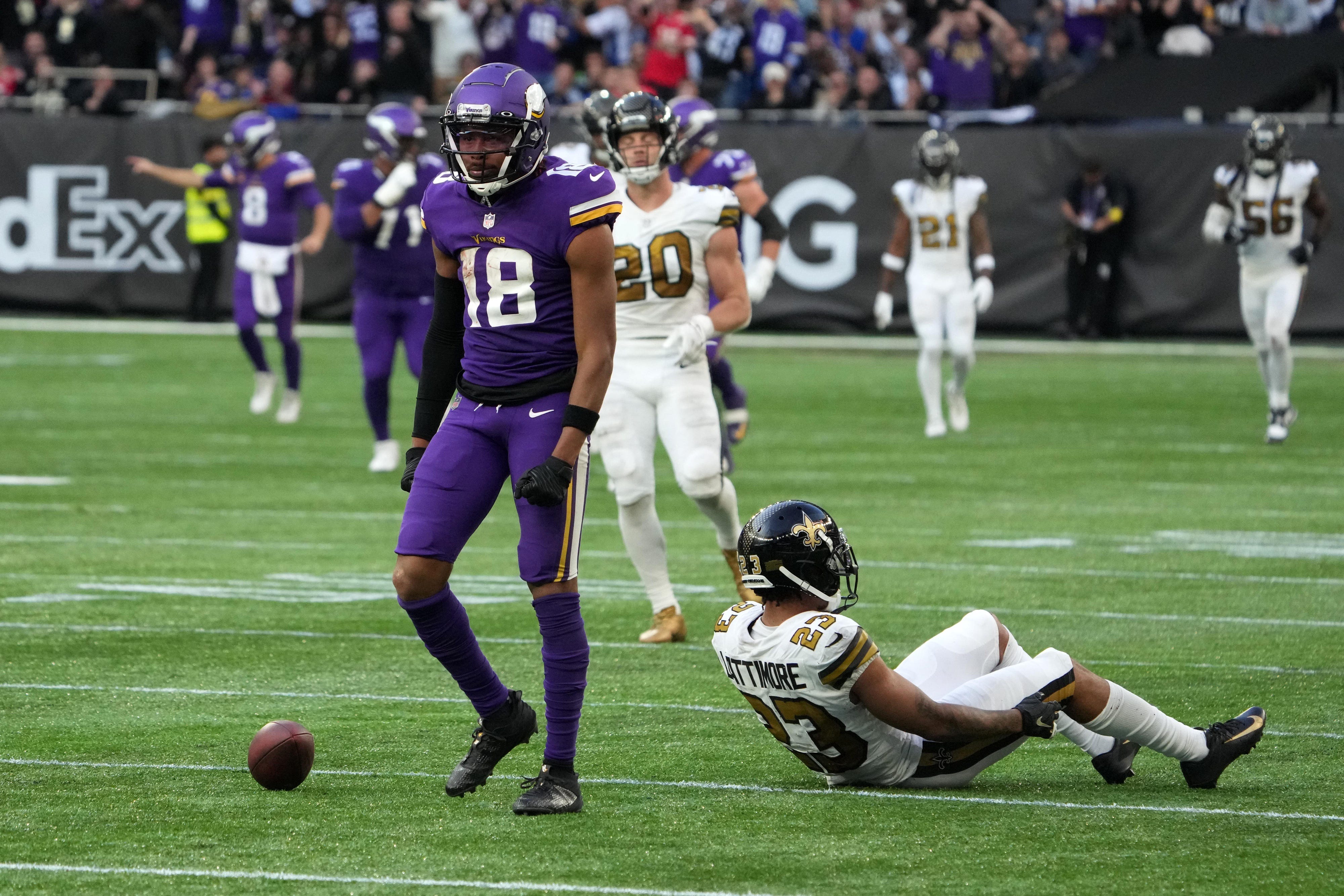 Game notes: Justin Jefferson's big day paves way for Vikings' offense