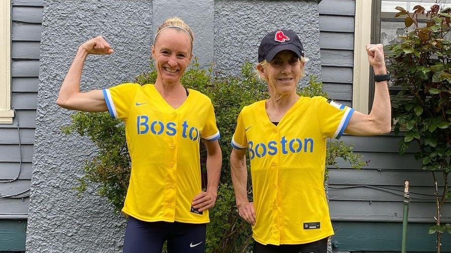 Red Sox Unveil Blue And Yellow Boston Marathon Nike Jerseys