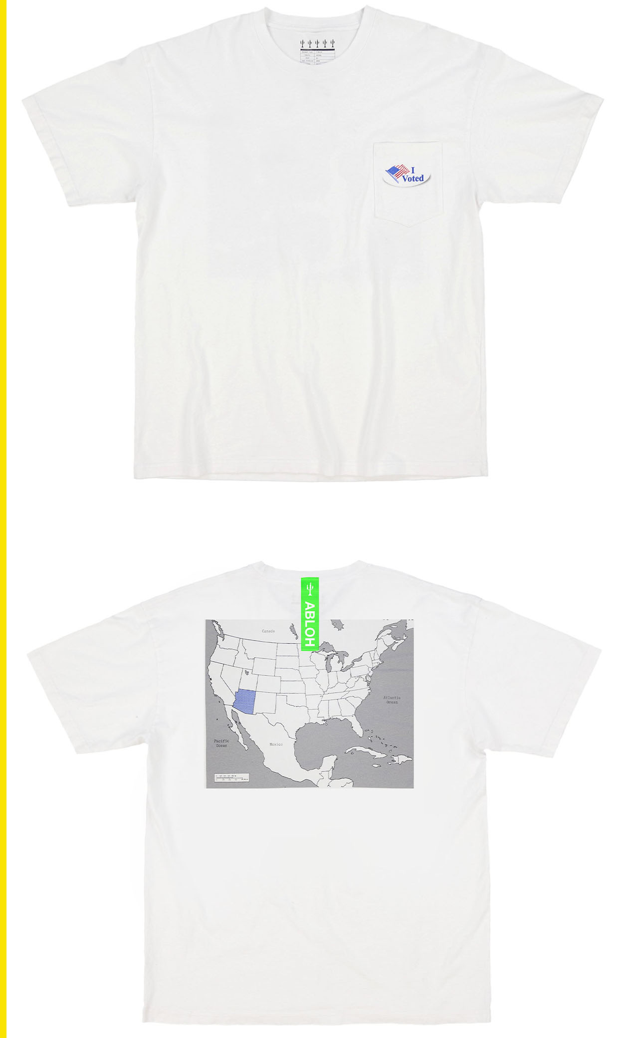 Virgil Abloh canary---yellow Swing State' T-Shirts
