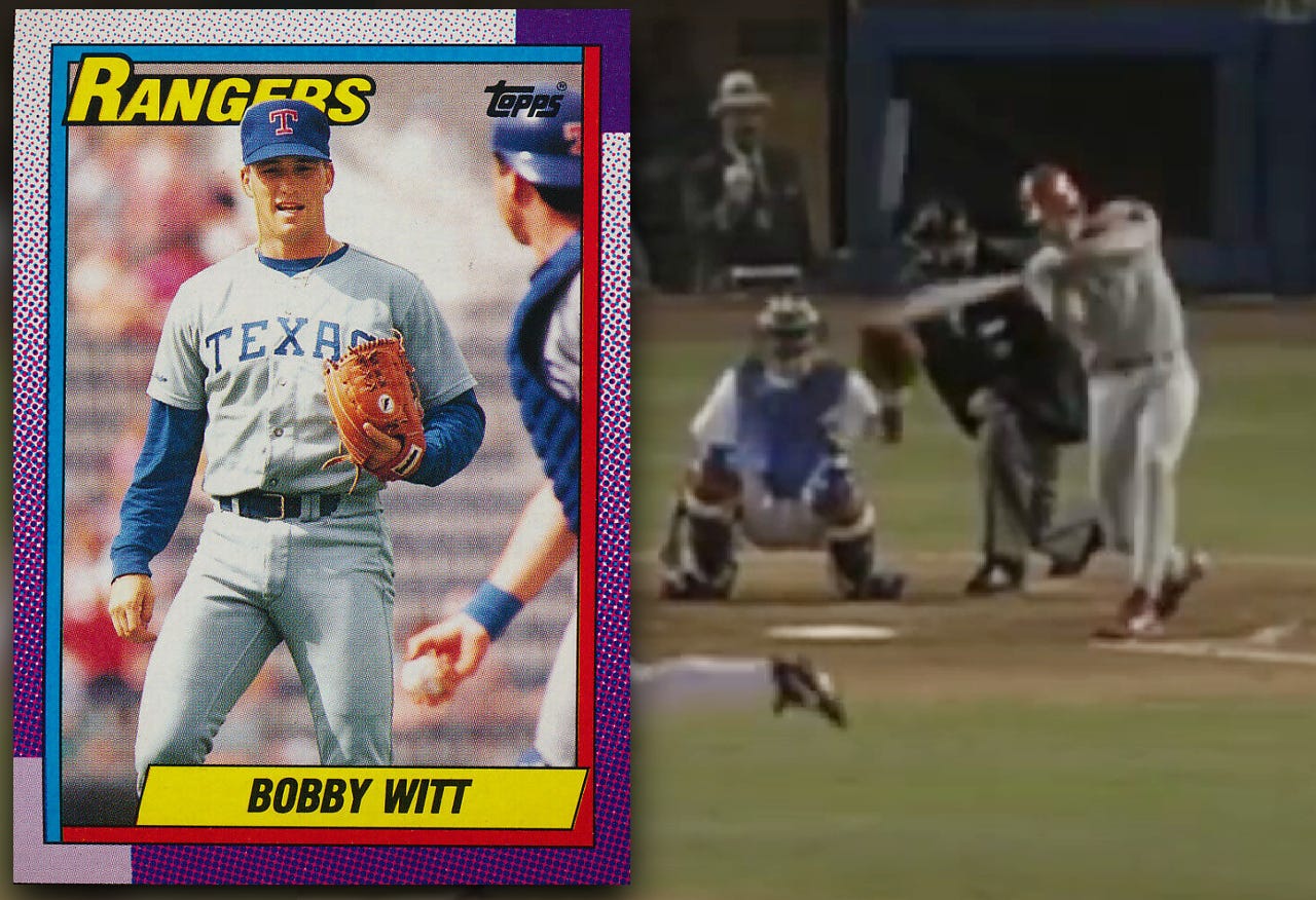 Bobby Witt Jr.'s dad was pretty good at baseball, too