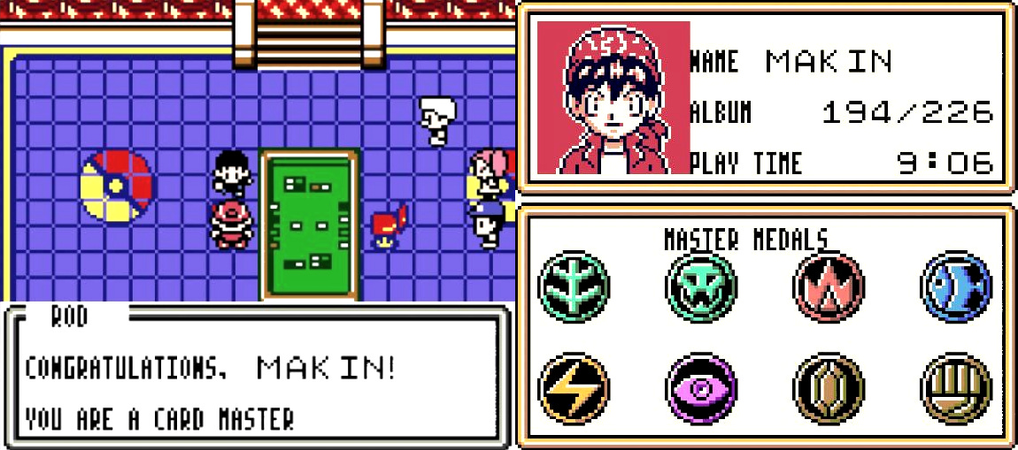 Game Boy / GBC - Pokémon Red / Blue - Battle Interface - The