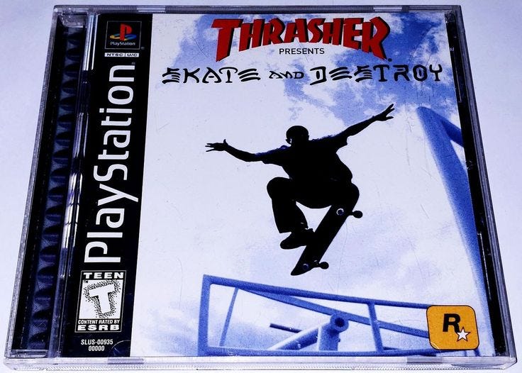 PS1 - Thrasher - Skate & Destroy