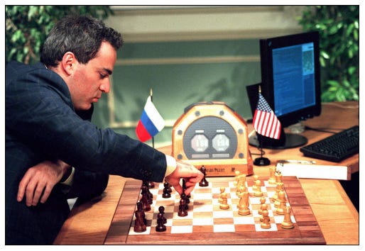 Kasparov 'Survives' While 4 Others Surge To Top 