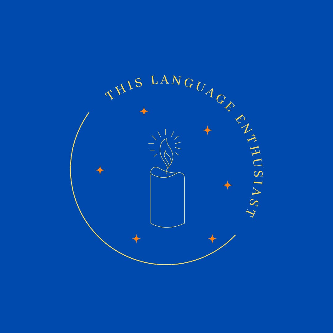 This Language Enthusiast logo