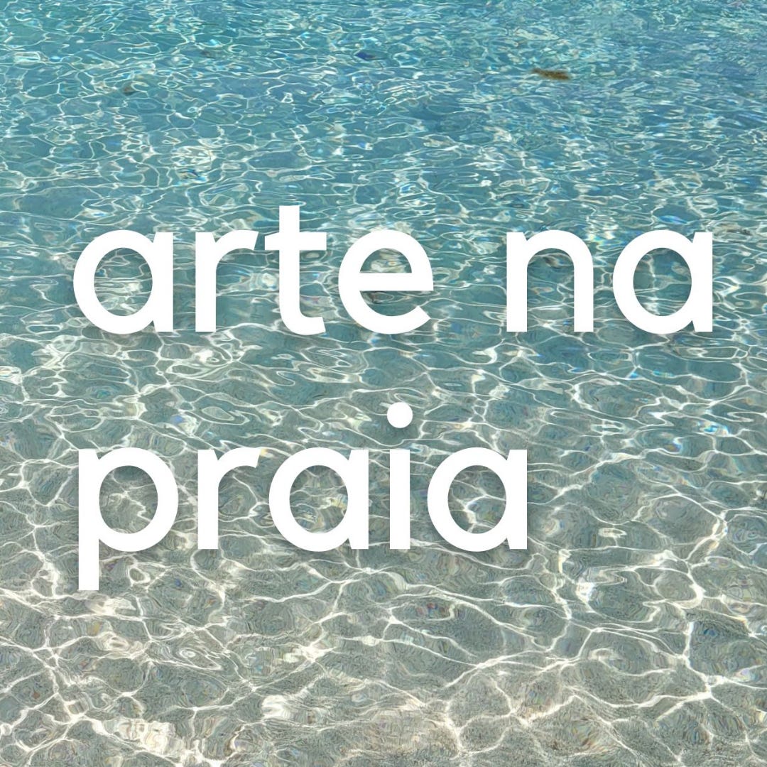 Arte na praia logo