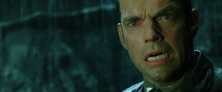 Hugo Weaving had a very Irish encounter with a Matrix fan in