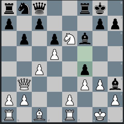 Chess, puzzles 09 - win in 2 moves 