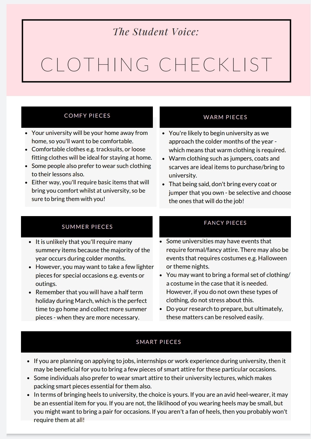 Buying New Clothes: A Checklist - Fewer & Better