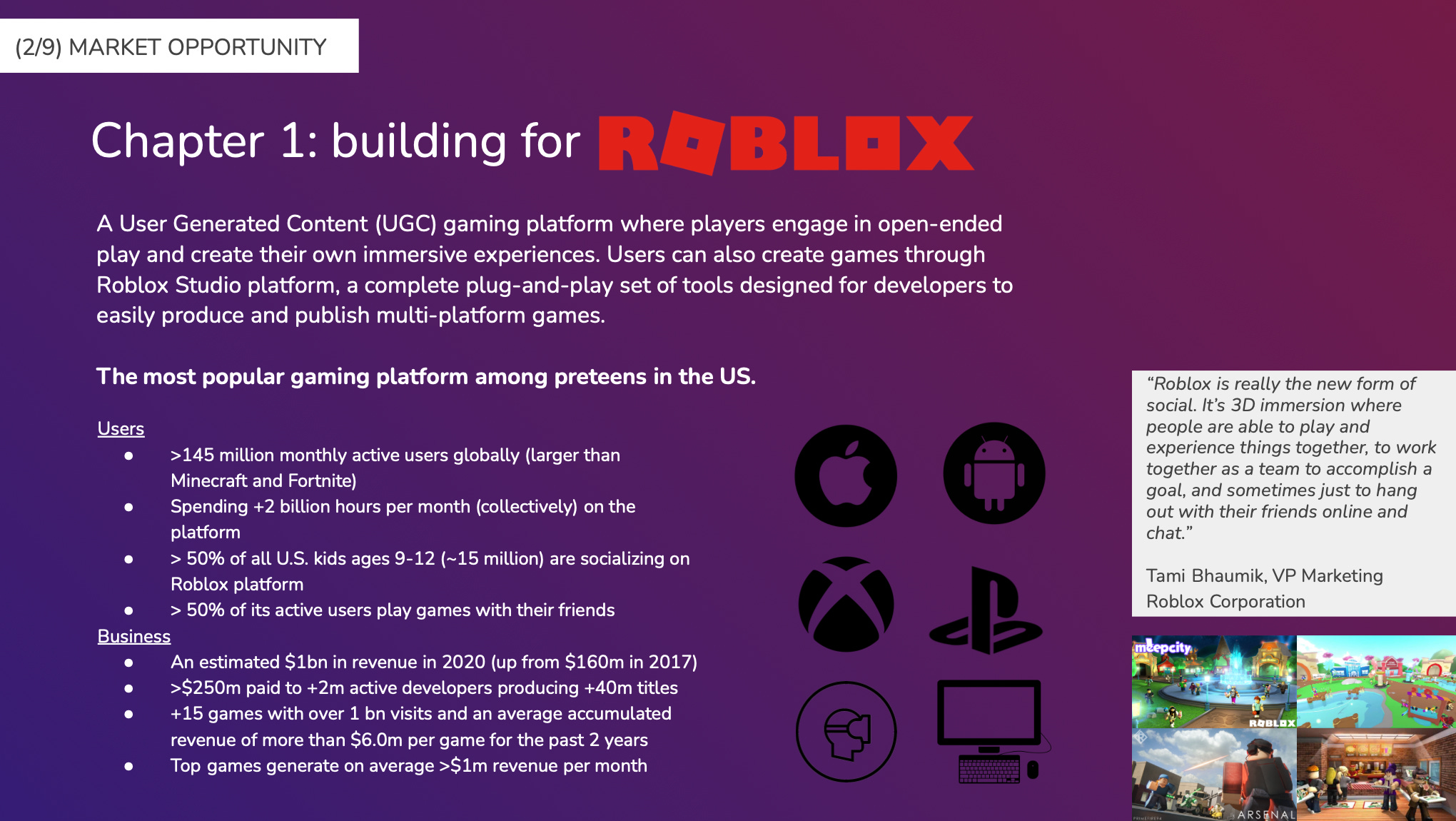Why The Creator Of Roblox Thinks His Gaming Platform Will Top Minecraft