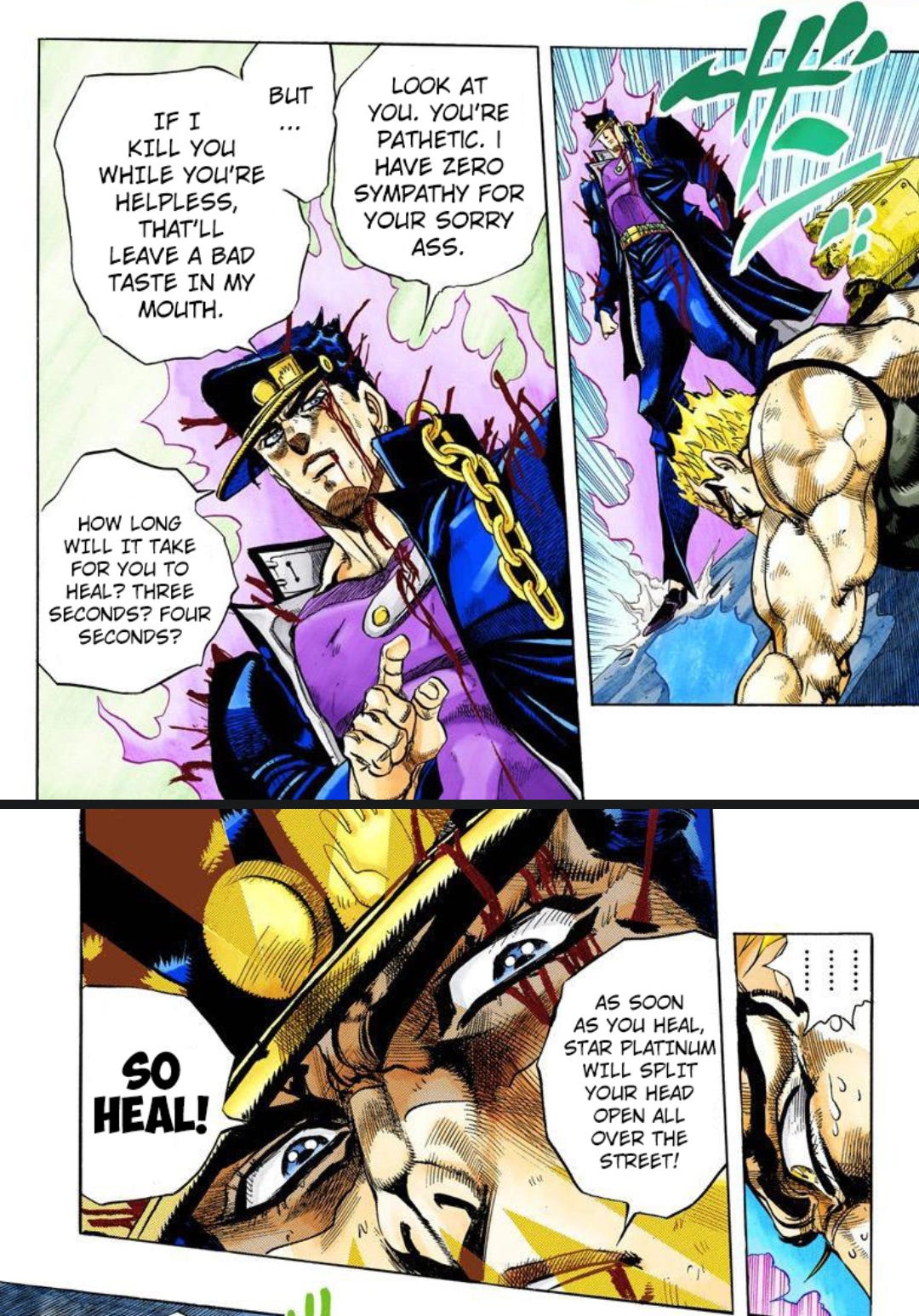 JoJo Part 6 - Star Platinum rejects Jolyne 