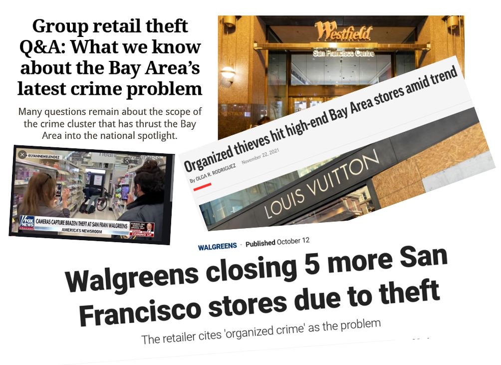 Organized thieves hit high-end San Francisco stores amid trend