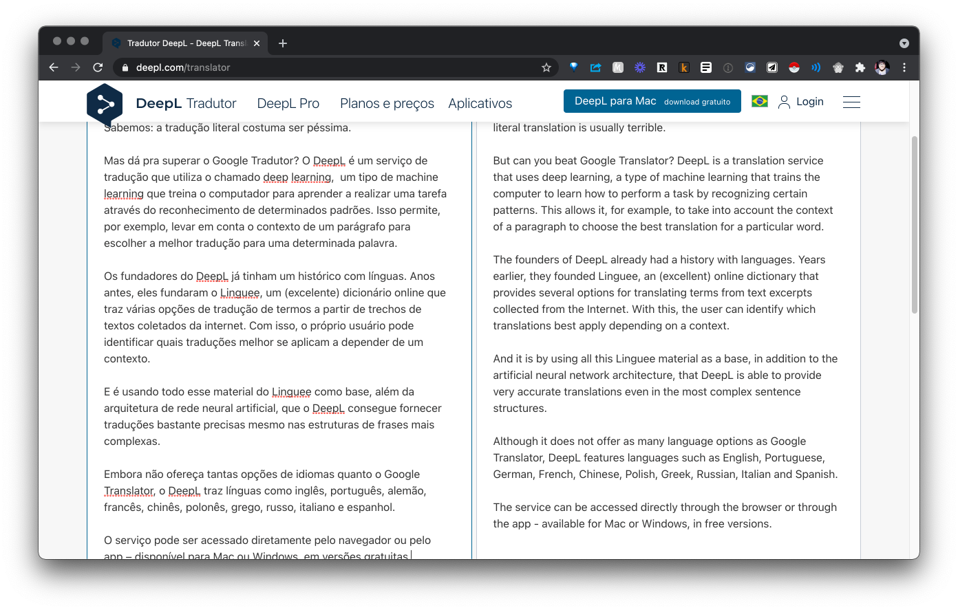 Espanhol para Brasileiros - Dica da Semana: DEEPL Tradutor