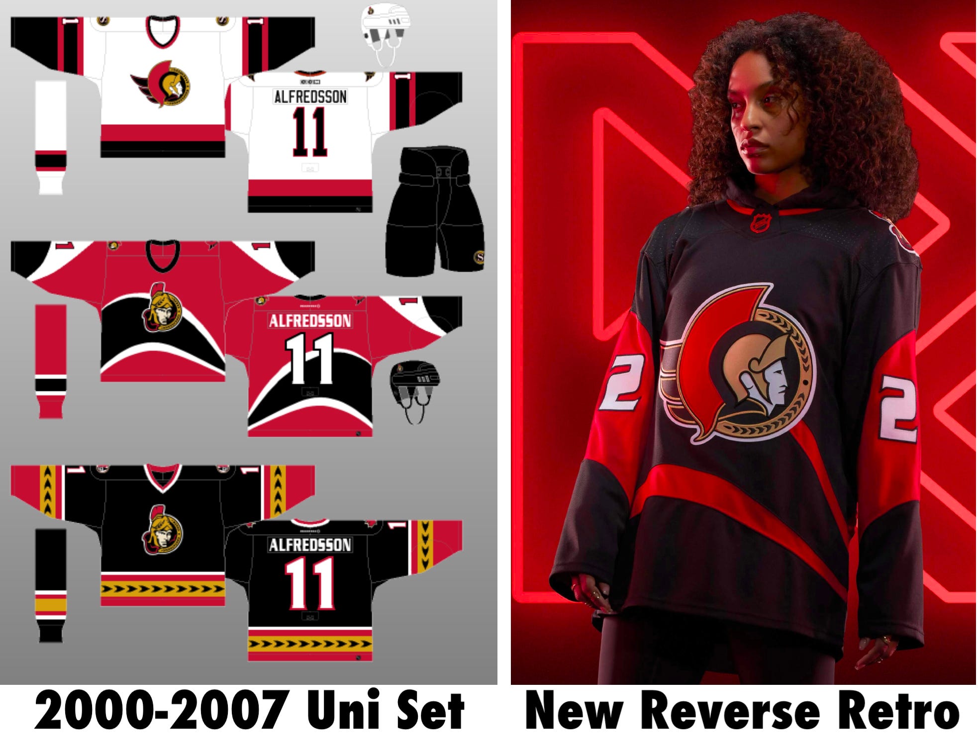 Paul Lukas on X: Comparison of Quebec Nordiques uniform (left) and Avs'  Reverse Retro uniform based on it (right).  / X