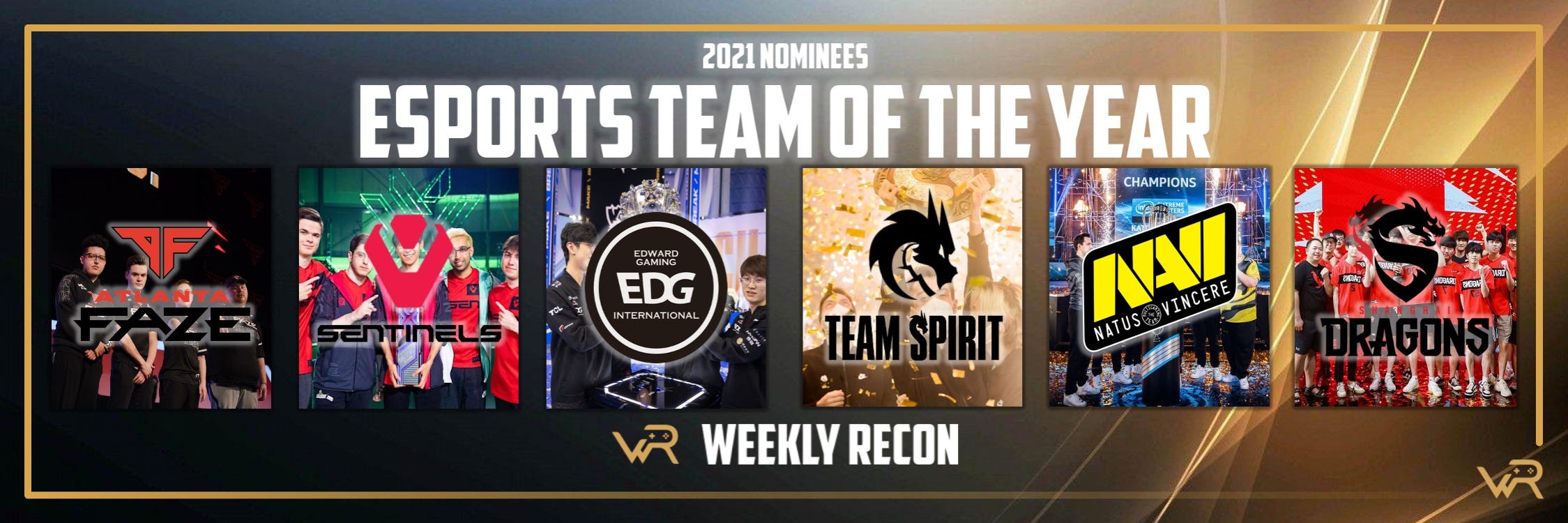 Best Esports Team, Nominees