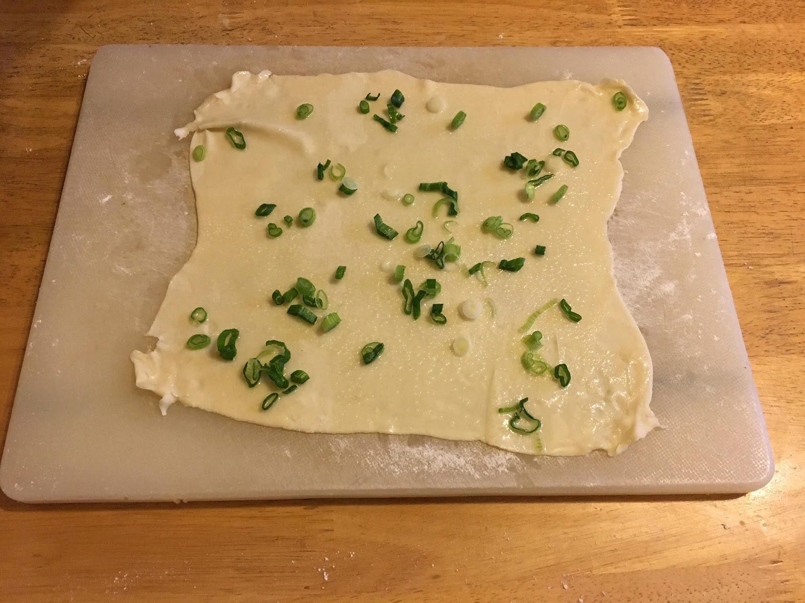 Scallion Pancake Soft Pretzels - moments of sugar