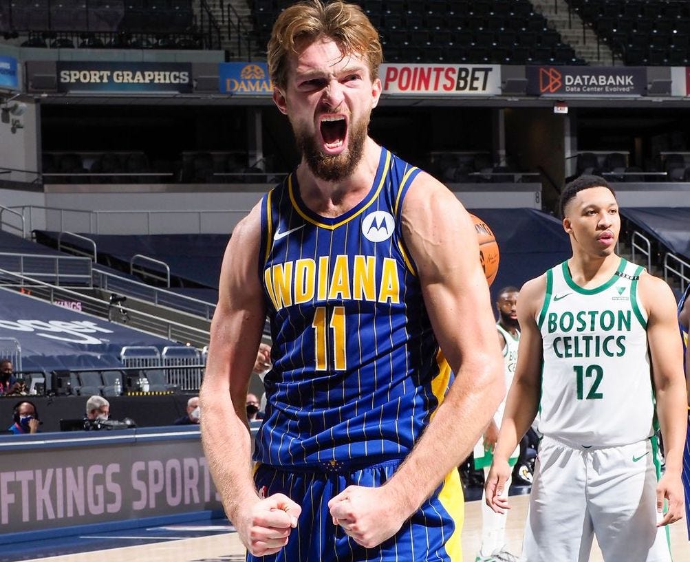 Domantas Sabonis - Indiana Pacers - Game-Worn Earned Edition