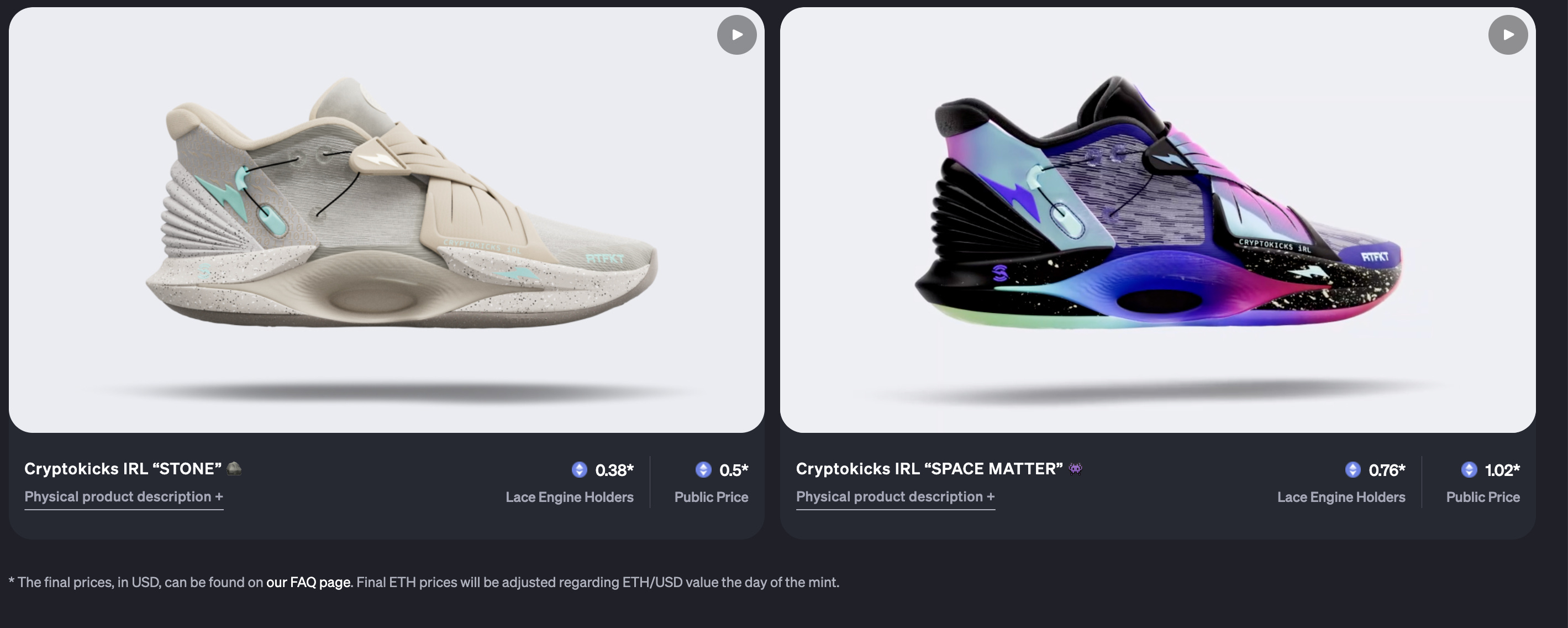 Nike's RTFKT Reveals its Real-life CryptoKick Sneakers