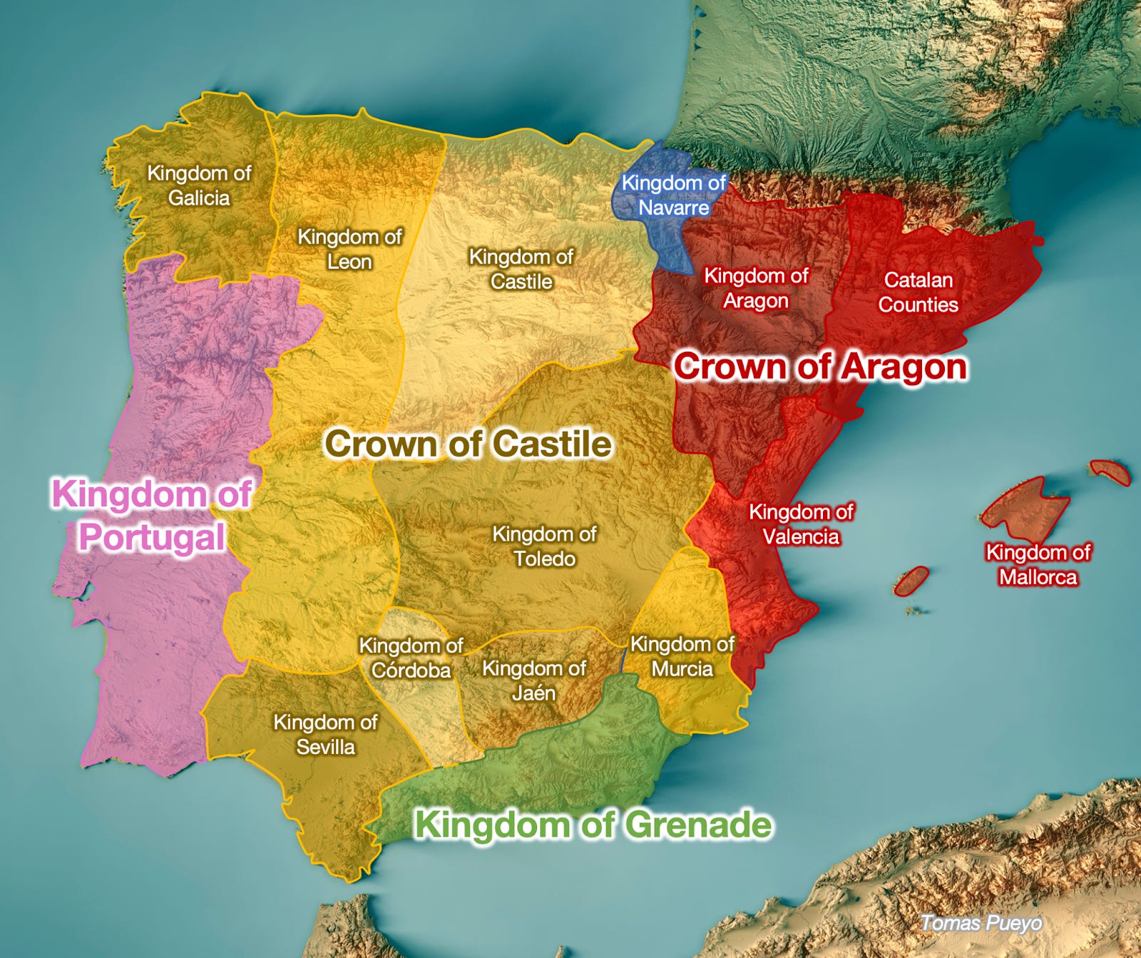 Why Catalonia Is Part of Spain but Portugal Is Not?