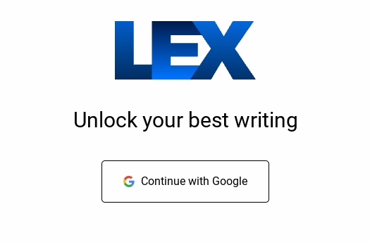 Lex: The Simple Way to Try AI Copywriting - by Daniel Nest