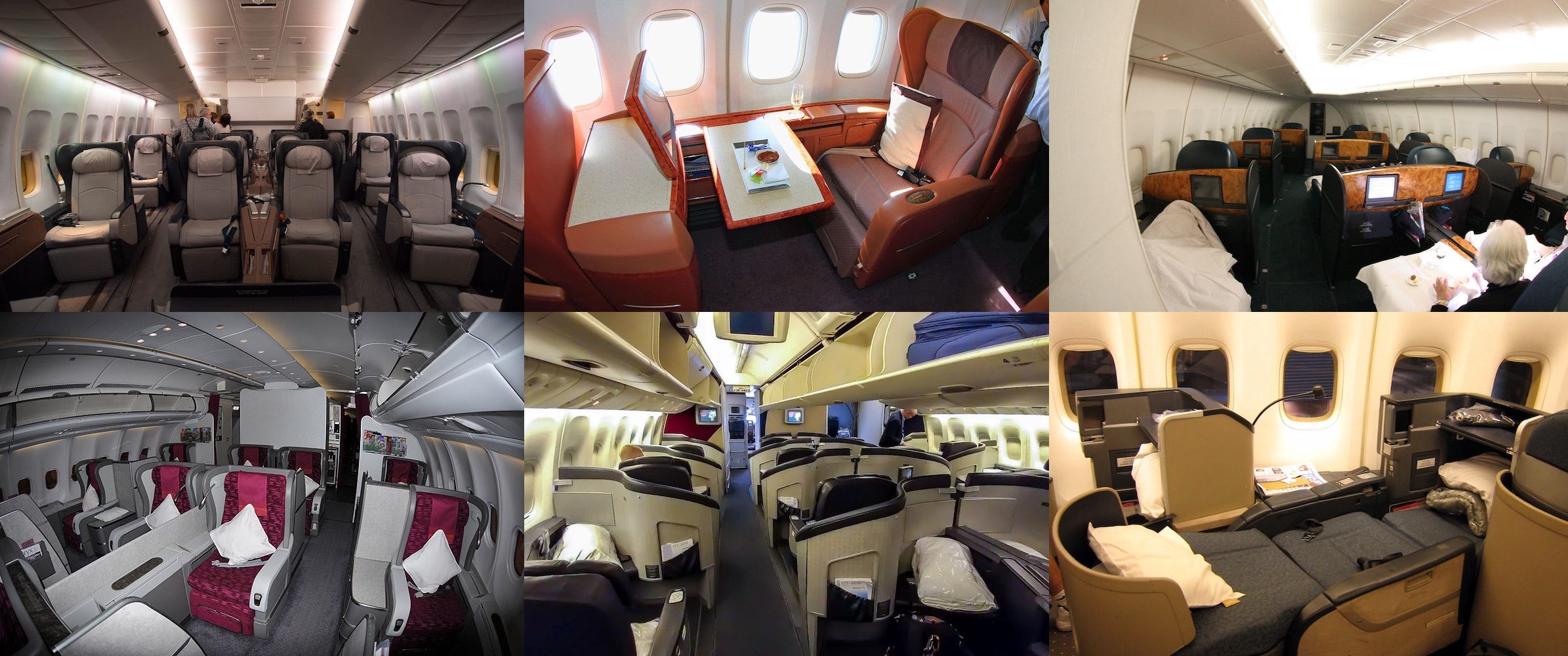 A Short History of First Class Plane Seats