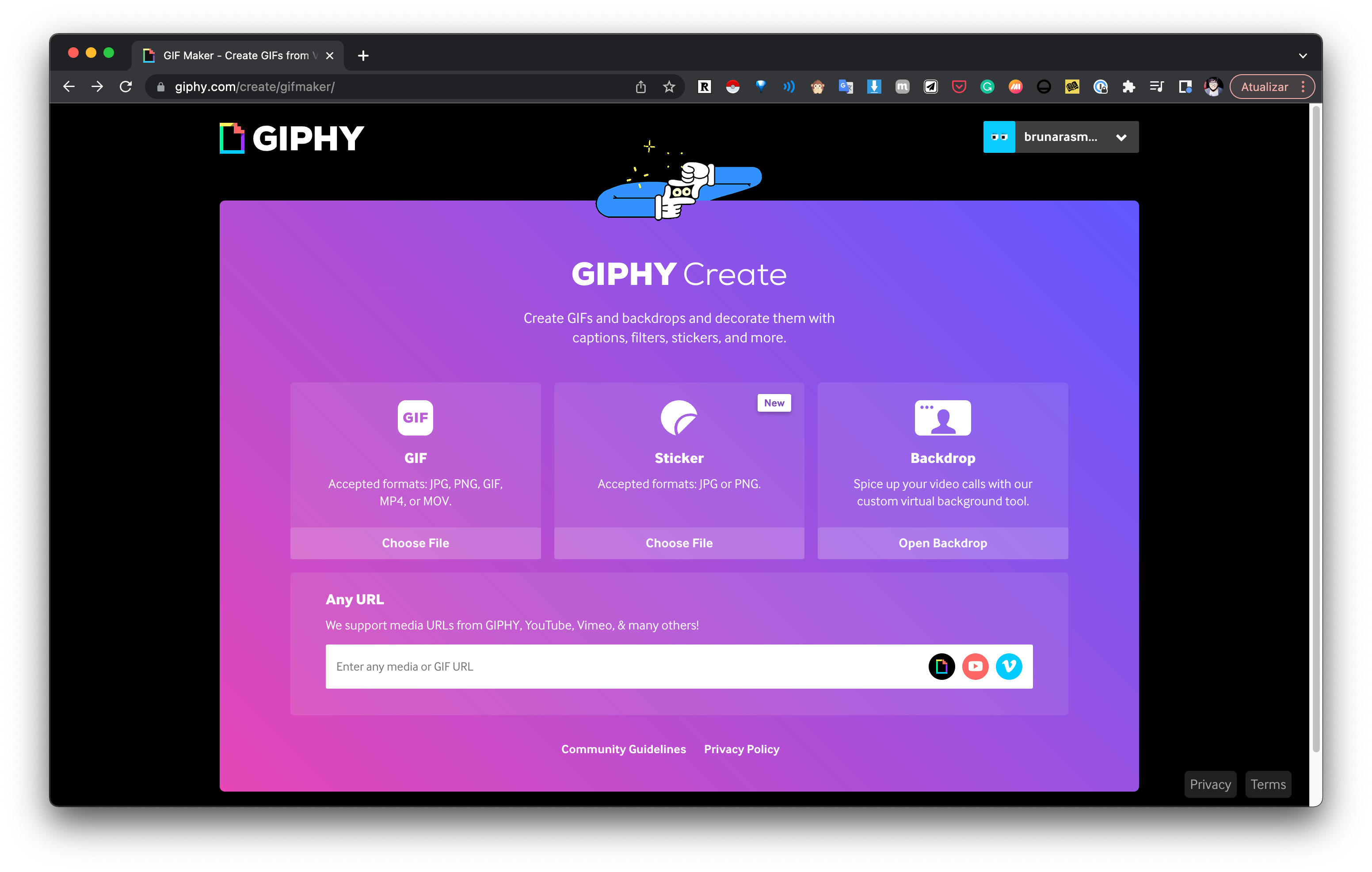 475 – Como criar seus próprios GIFs no Giphy