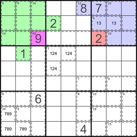 In a Killer Sudoku, what's the relationship between these two cells? : r/ sudoku