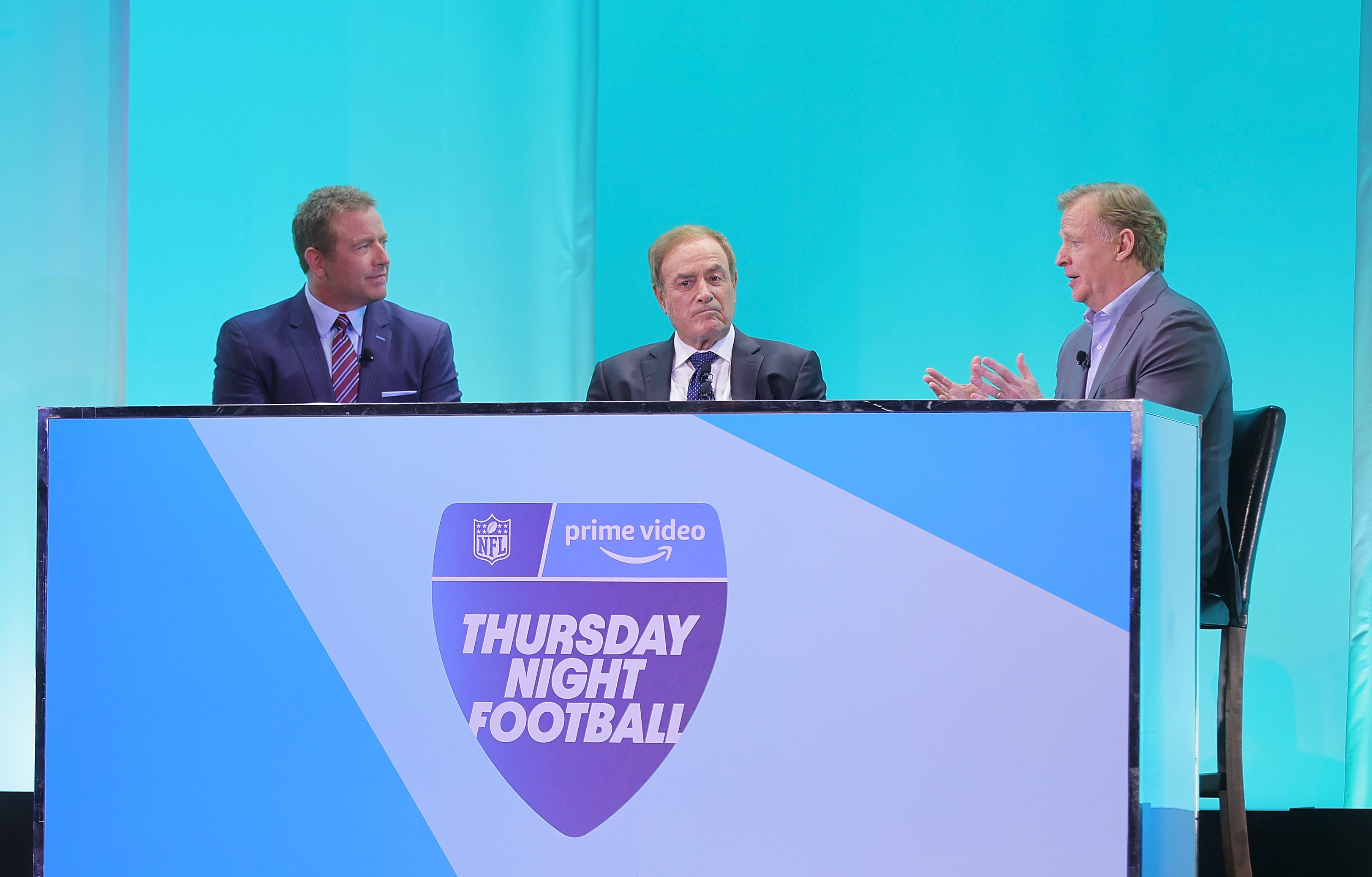 ESPN's Steve Levy, Louis Riddick, Dan Orlovsky and Laura Rutledge