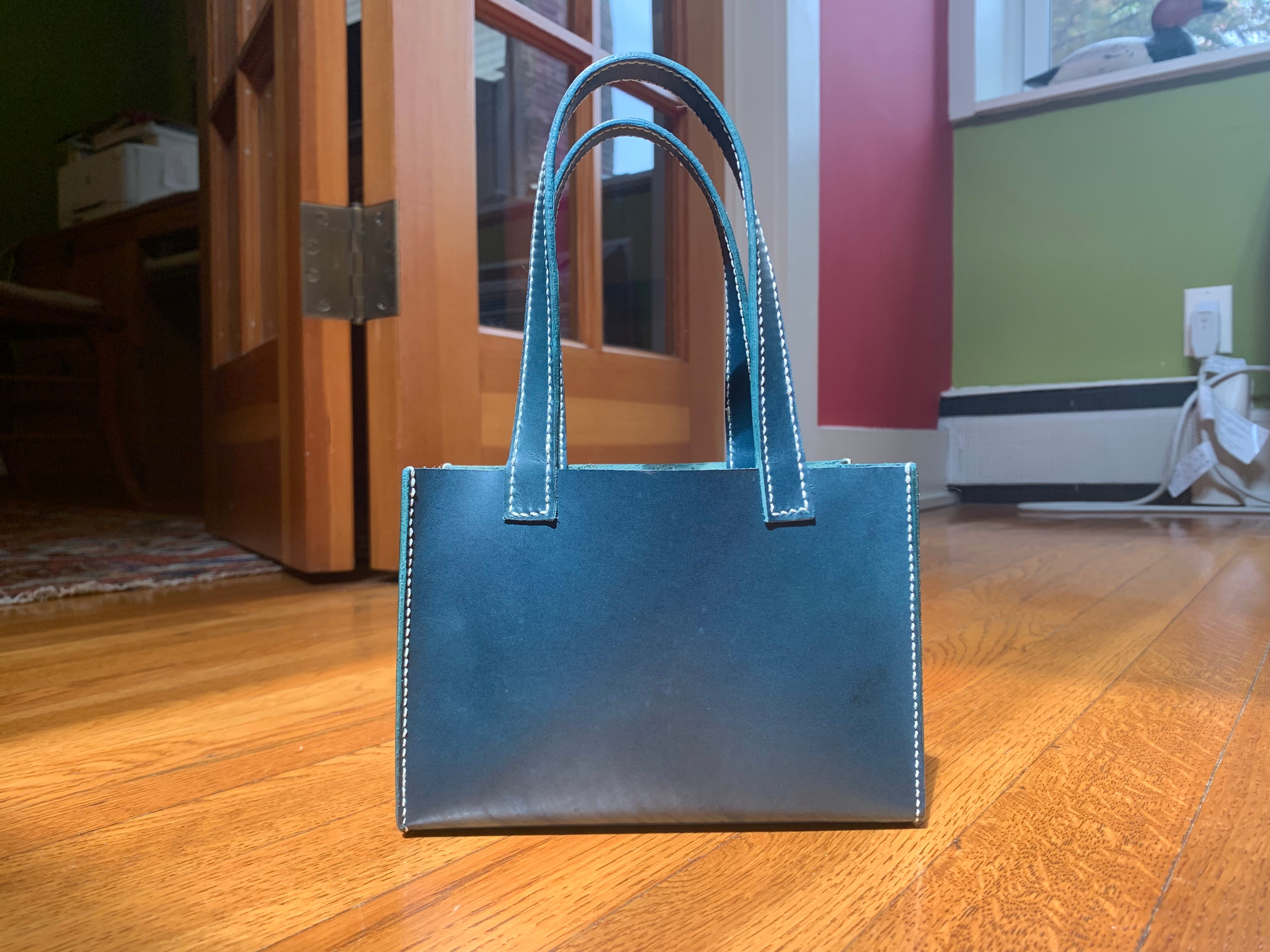 Crafting a Small Leather Bag - by Cat Wu - Cat's Newsletter