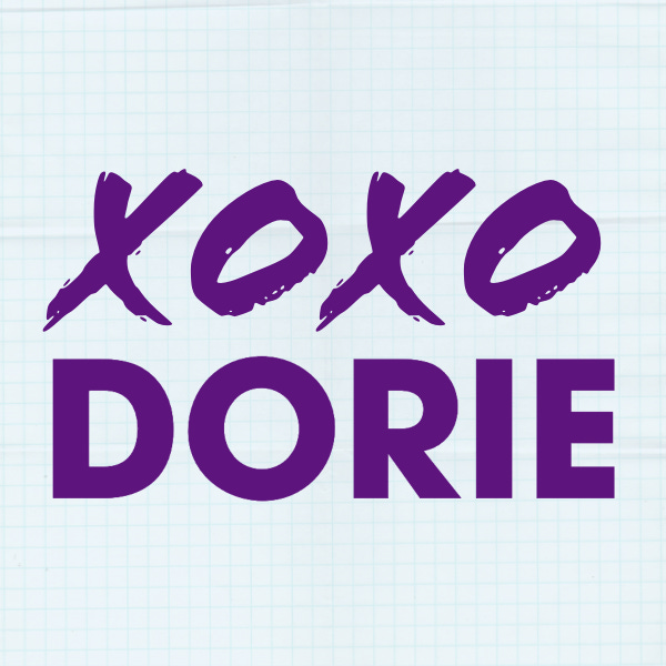 Artwork for xoxoDorie Newsletter