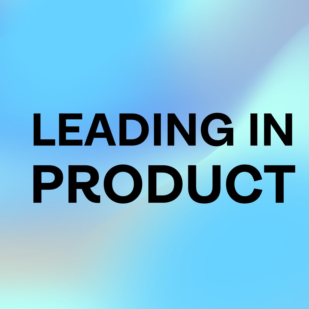 Leading in Product
