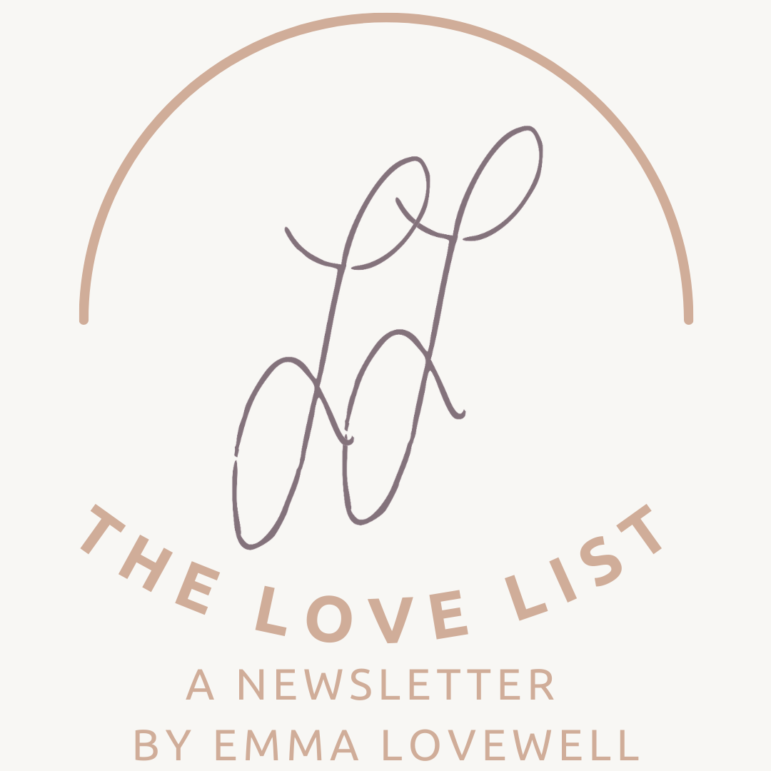 The Love List by Emma Lovewell