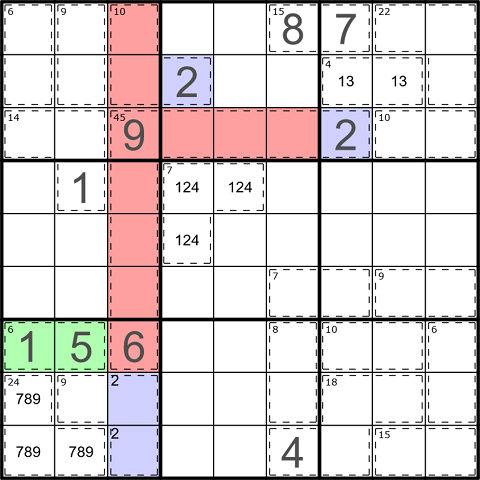 Little Killer Sudoku - Medium 