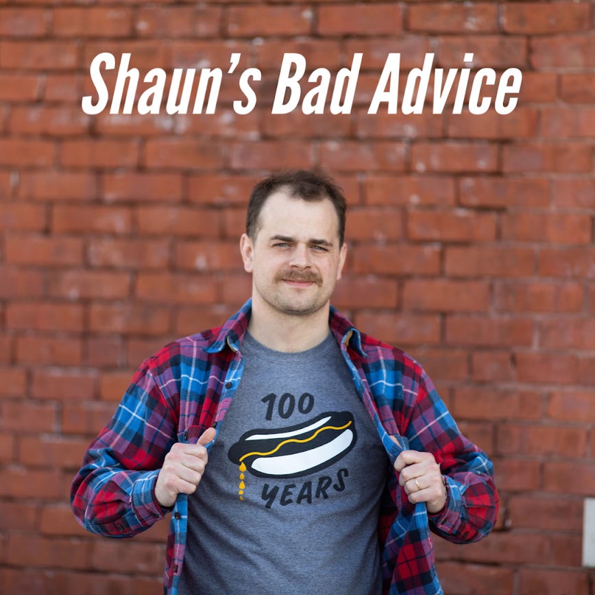 Artwork for Bad Advice with Shaun Connolly