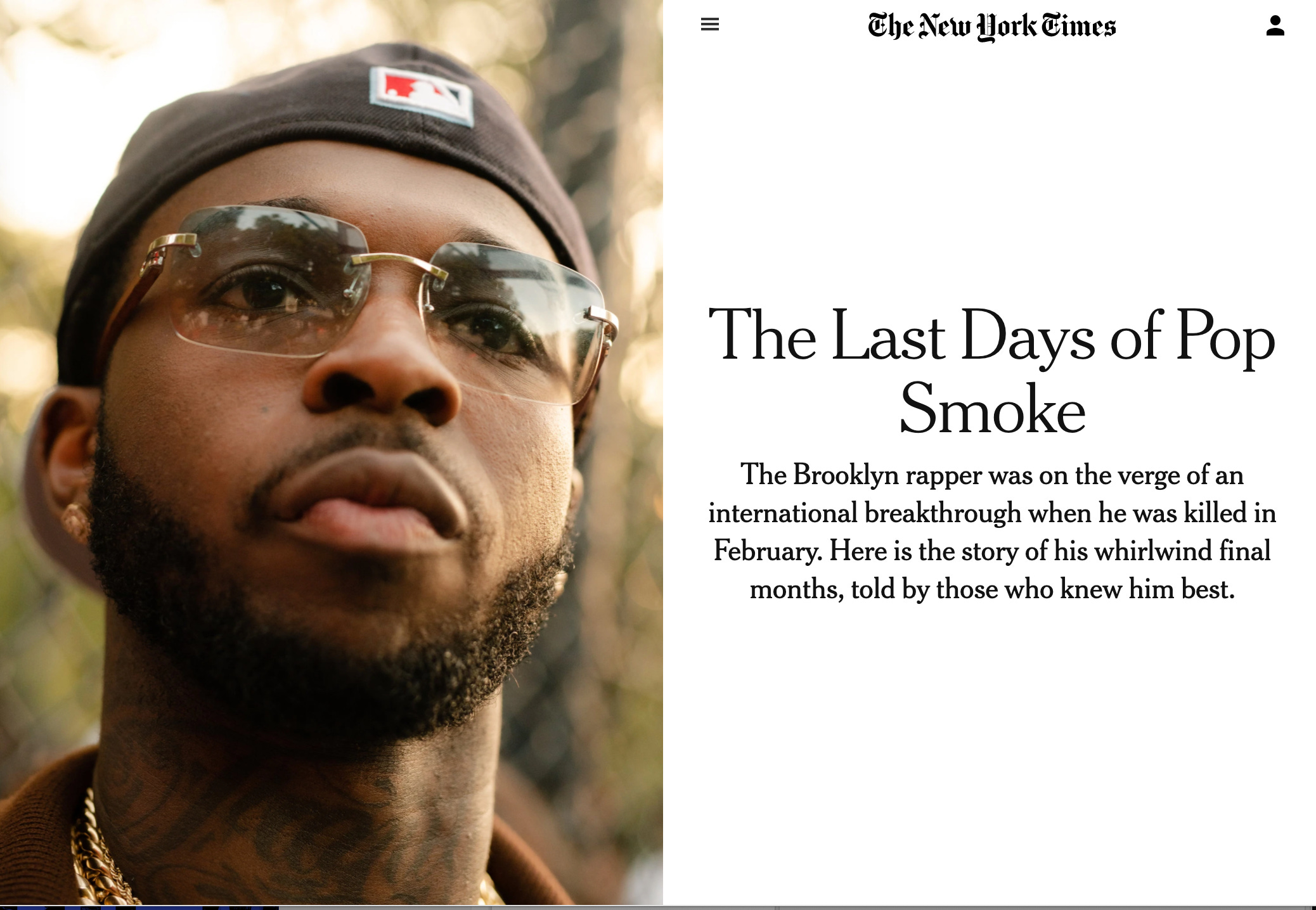 The Last Days of Pop Smoke - The New York Times